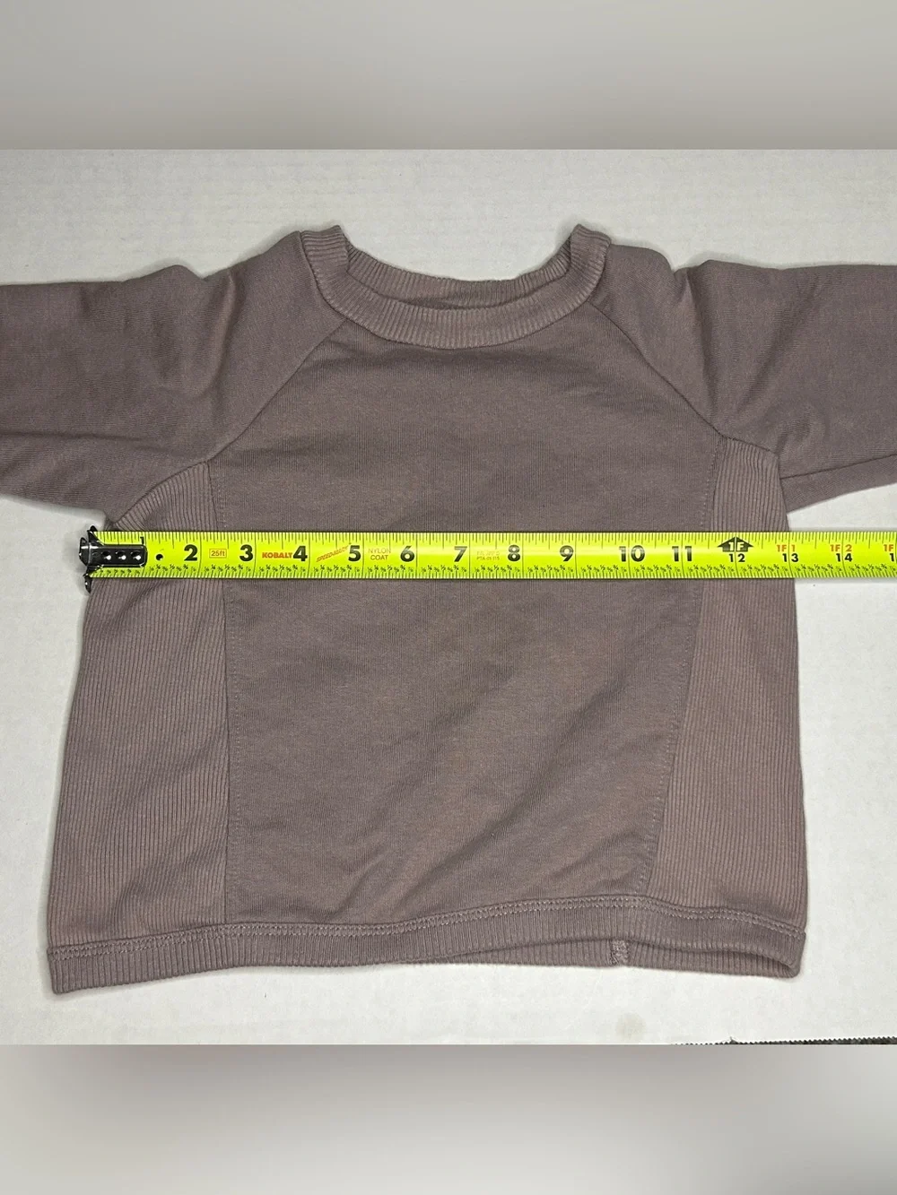 Easy Peasy Kids' Size 3T Brown/Purple Crewneck Sweatshirt